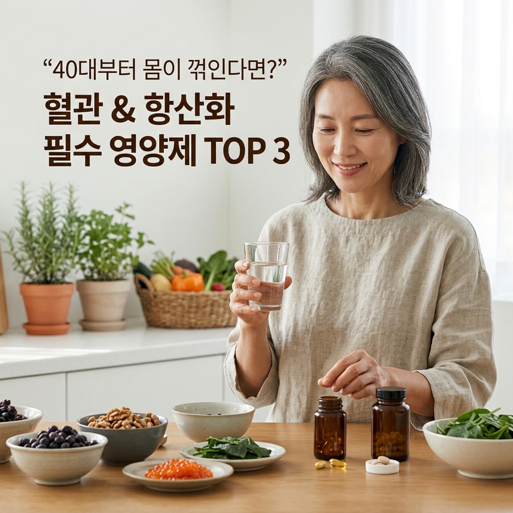 ai thumbnail photography 40대부터 몸이 꺾인다면 혈관 항산화 필수 영양제 TOP 3 1786856343