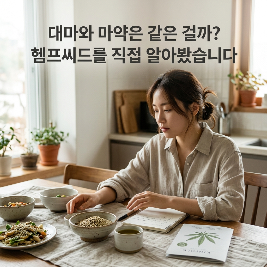 ai thumbnail photography 대마와 마약은 같은 걸까 헴프씨드를 직접 알아봤습니다 1787890858