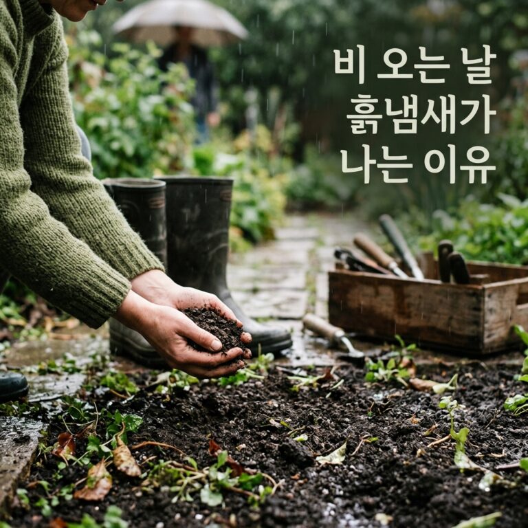 ai thumbnail photography 비 오는 날 흙냄새가 나는 이유 1786852430