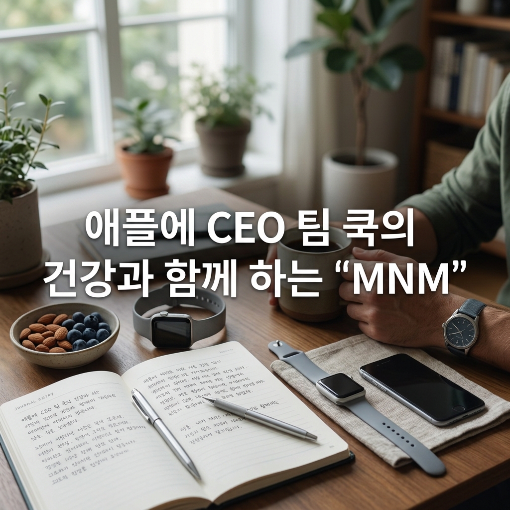 ai thumbnail photography 애플에 CEO 팀 쿡의 건강과 함께 하는 MNM 1787625594