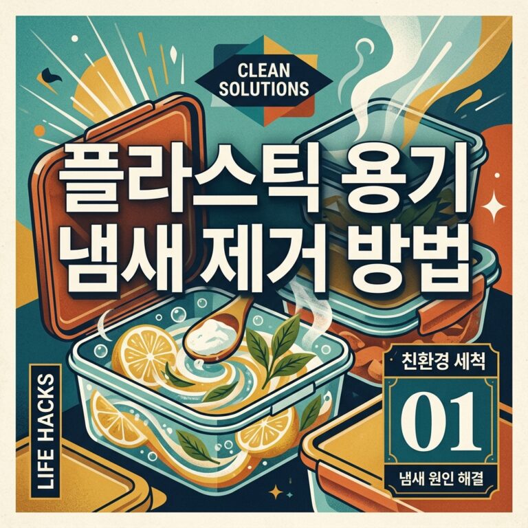 ai thumbnail poster 플라스틱 용기 냄새 제거 방법 1786775673