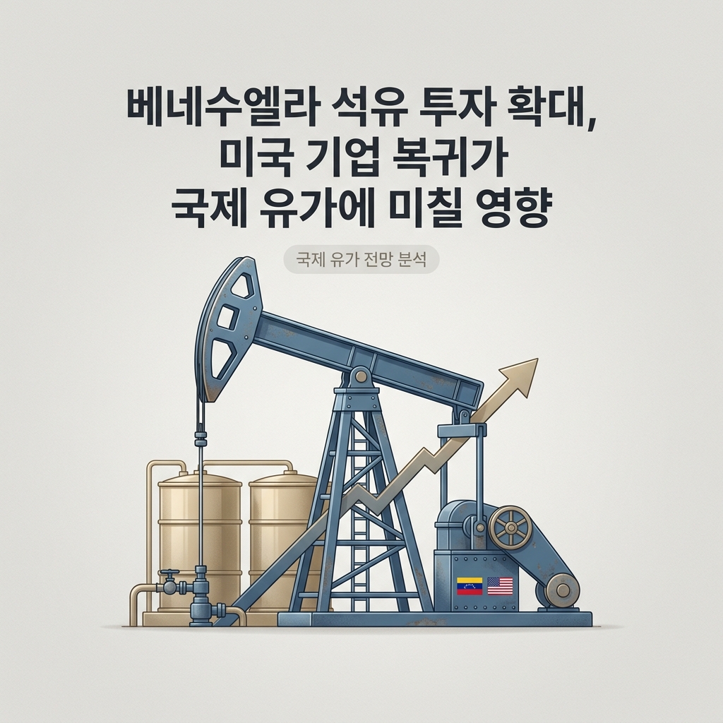 베네수엘라 석유 투자 확대, 미국 기업 복귀가 국제 유가에 미칠 영향