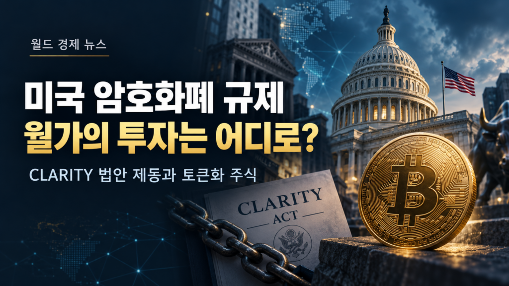 미국 암호화폐 규제, CLARITY 법안 제동이 월가 투자에 미치는 영향 1 미국 암호화폐